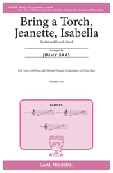 Bring a Torch, Jeanette, Isabella SSA choral sheet music cover